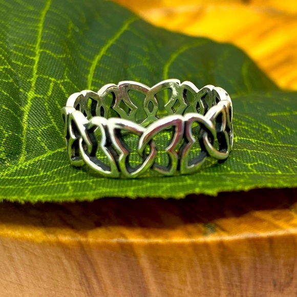 Jewelry - 925 silver stamped butterfly 🦋 ring size 7,9
